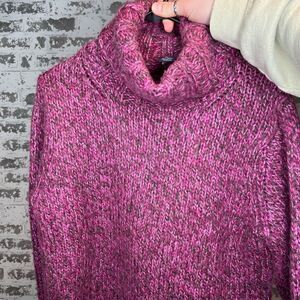 Gap | woke purple turtle neck wool blend vintage sweater